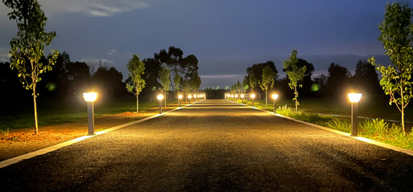 Follow the Solar-Powered Lights towards the Melton Farm